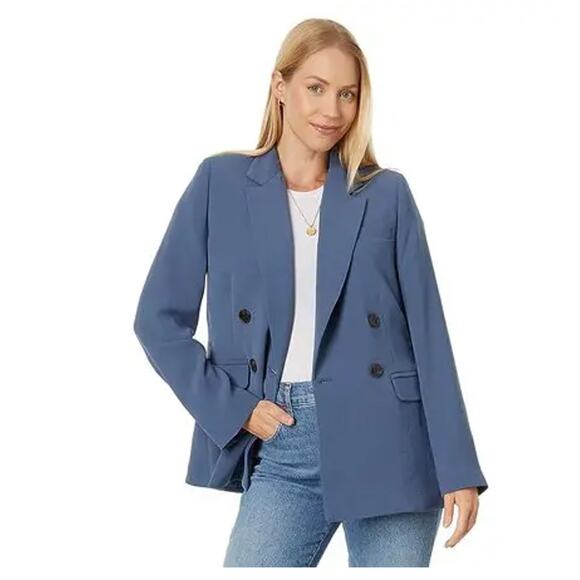 Madewell The Rosedale Crepe Blazer Size 4 New with Tags - Picture 1 of 5
